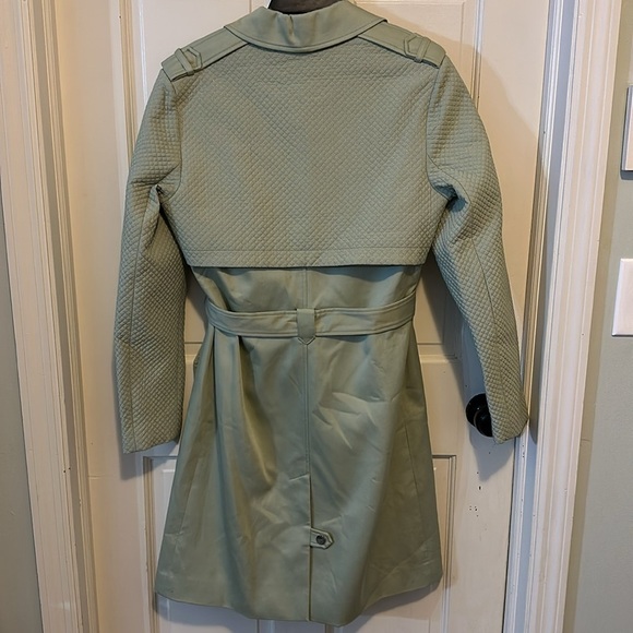 NWT Anthropologie Soia + Kyo “Kya” Trench Coat in Sage Size Small - Picture 9 of 16